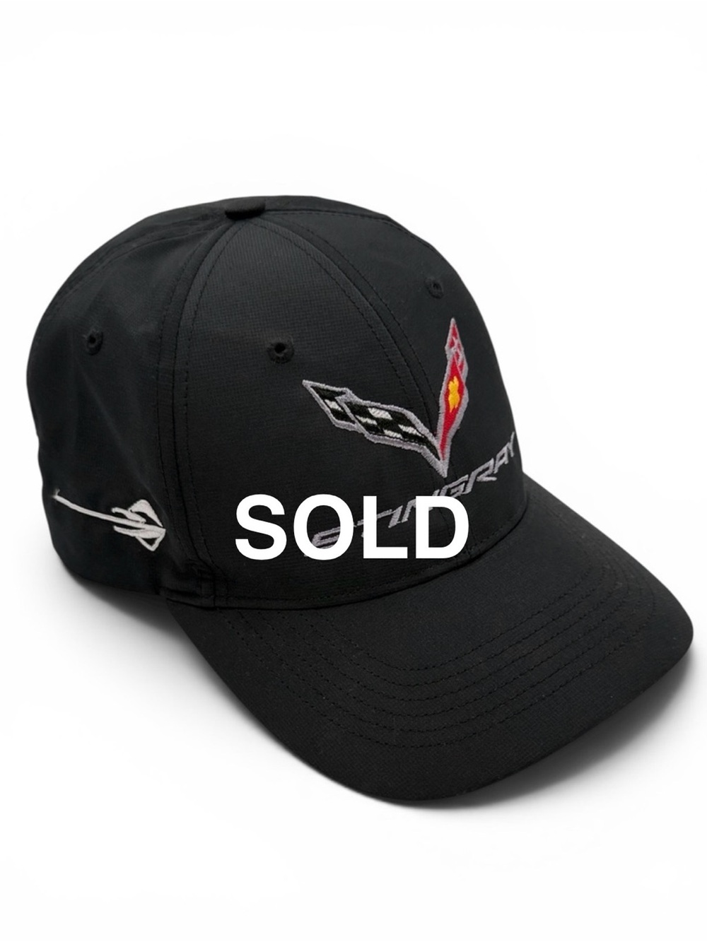 Chevrolet Corvette C7 Stingray Performance Black Adjustable Cap Size One Fit All